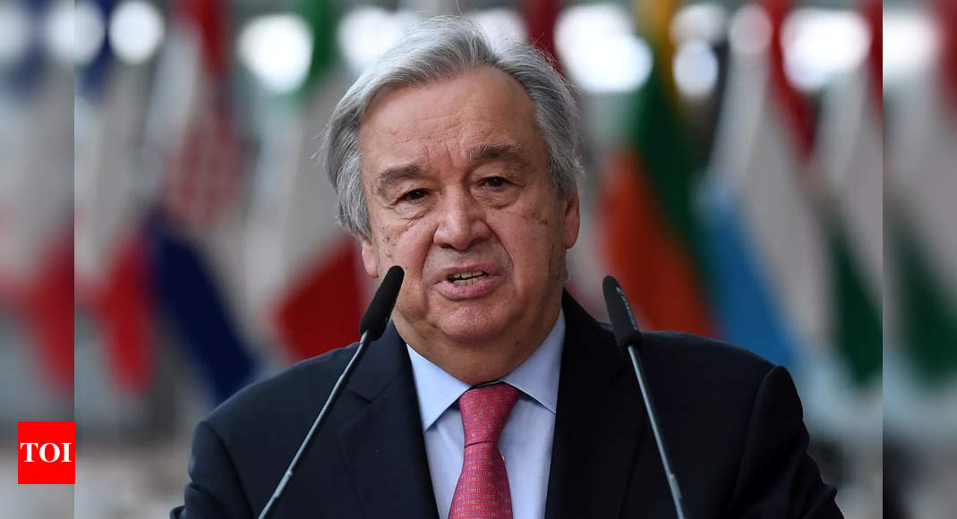 UN chief to host Afghanistan aid meeting in Geneva on September 13: spokesman - Times of India