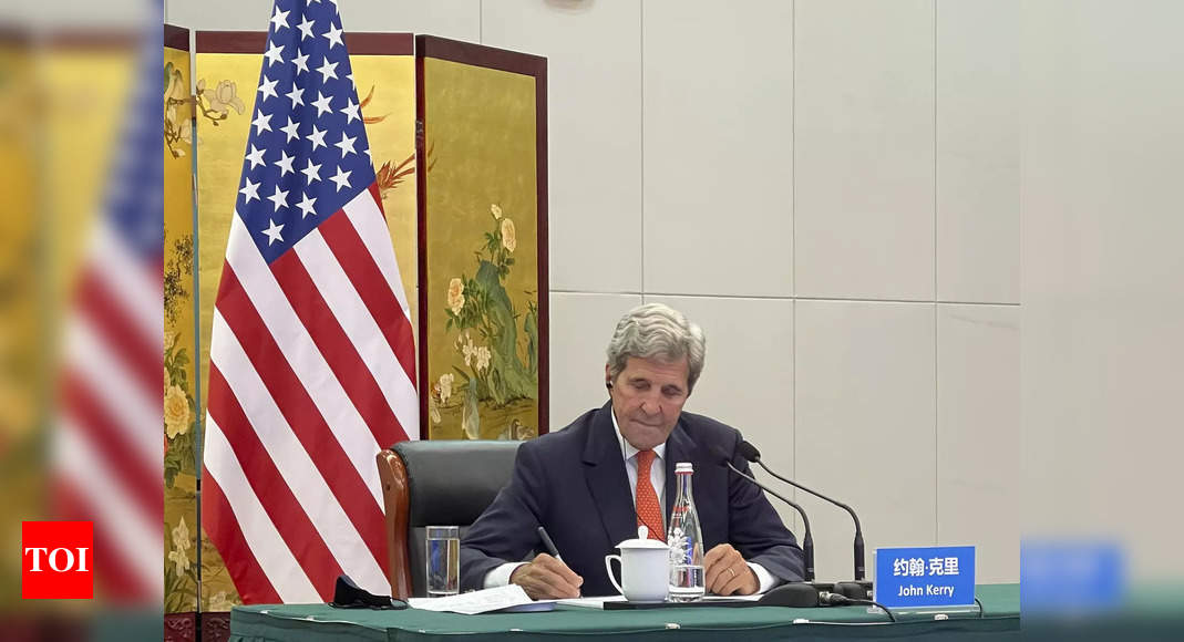 US envoy Kerry says China crucial to handling climate crisis - Times of India